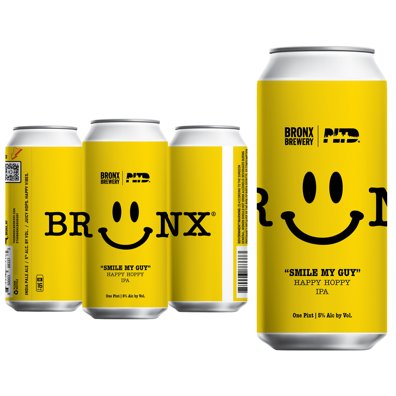 Bronx Brewery Smile My Guy 4pk 16oz Can 5% ABV