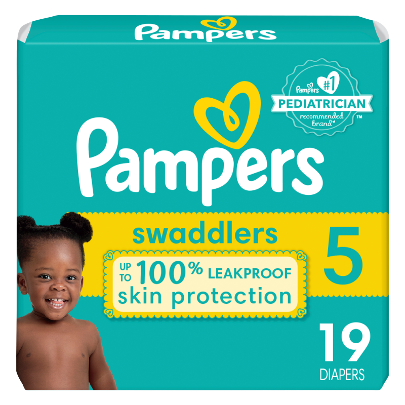 Pampers Swaddlers Diapers Size 5 19ct