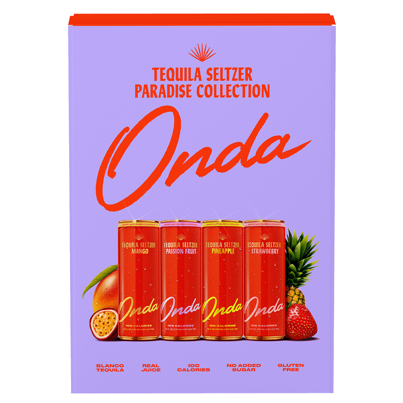 Onda Tequila Seltzer Paradise Collection Variety 8pk 12oz