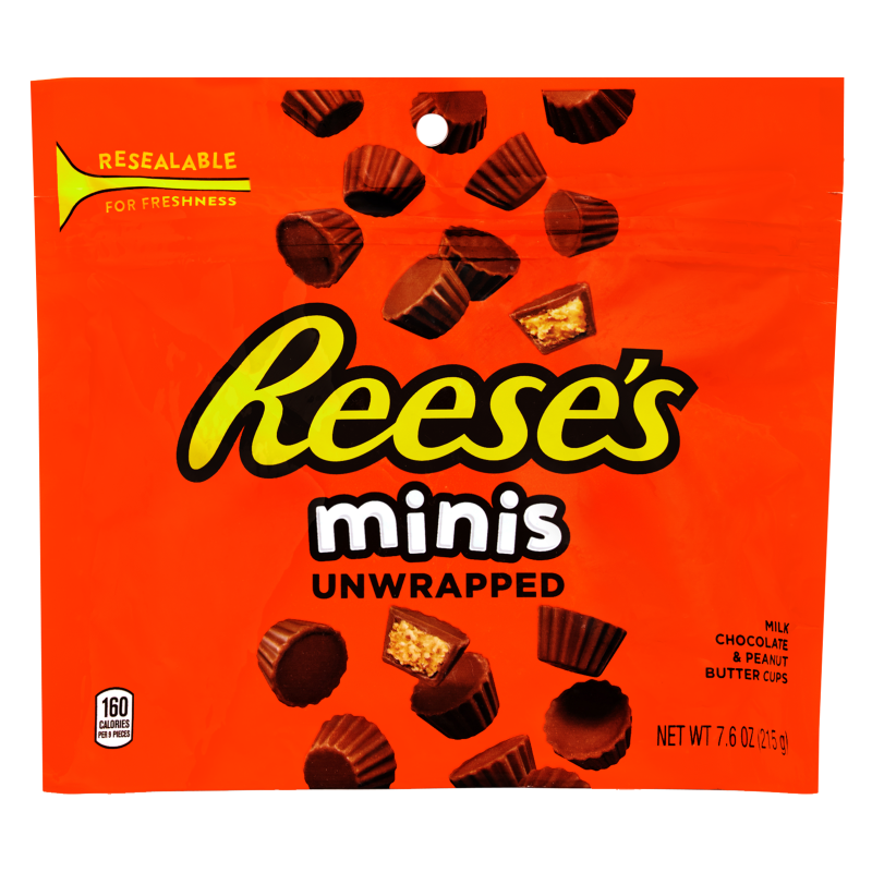 Reese's Minis Peanut Butter Cups Unwrapped 7.6oz