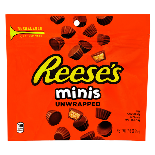 Reese's Minis Peanut Butter Cups Unwrapped 7.6oz