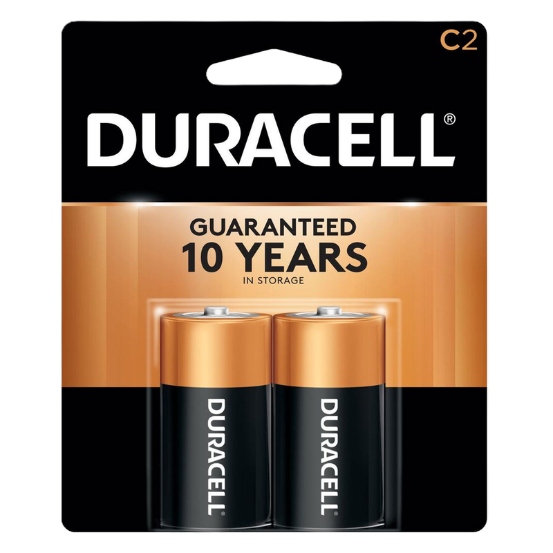 2ct Duracell C Batteries