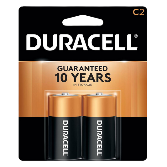 2ct Duracell C Batteries