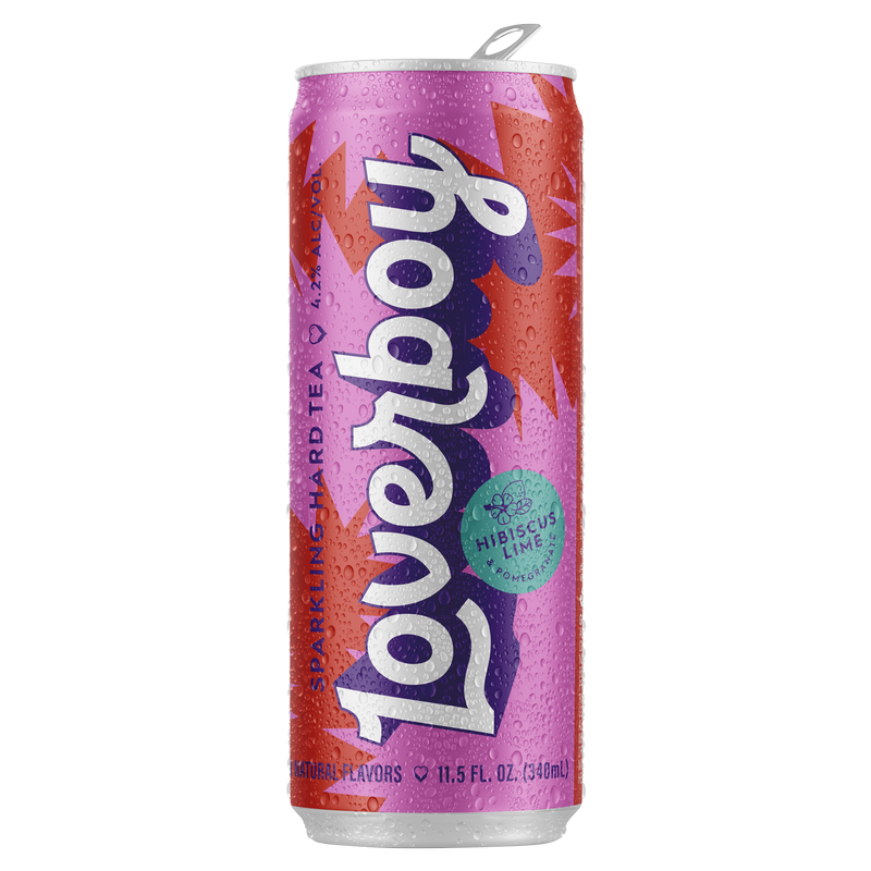 Loverboy Hibiscus Lime Sparkling Hard Tea 6pk 12oz Can 4.2% ABV