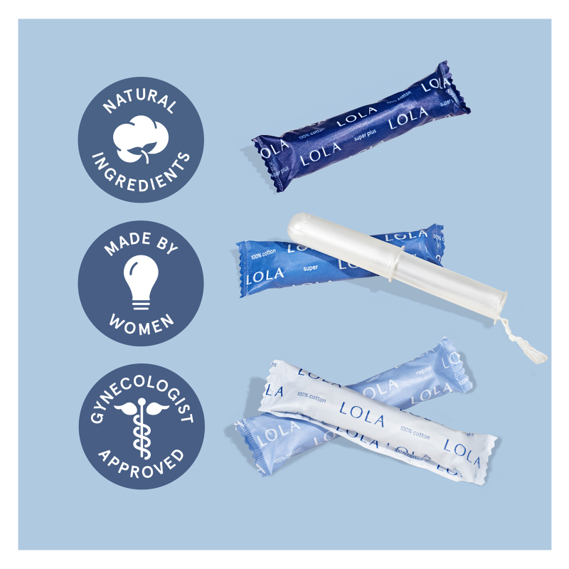 LOLA Regular Compact Tampons 20ct