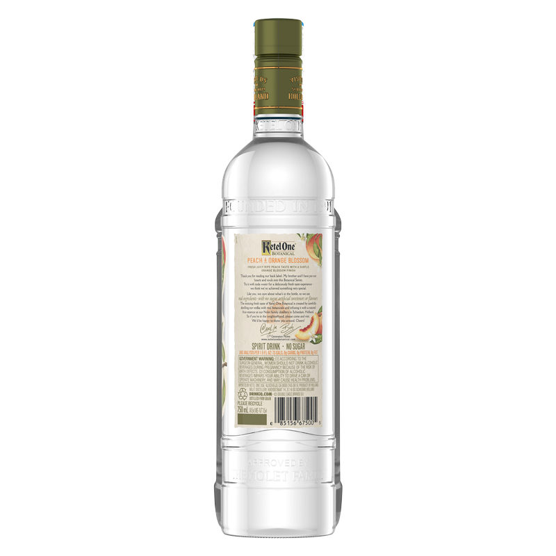 Ketel One Botanical Peach & Orange Blossom Vodka 750ml (60 Proof)