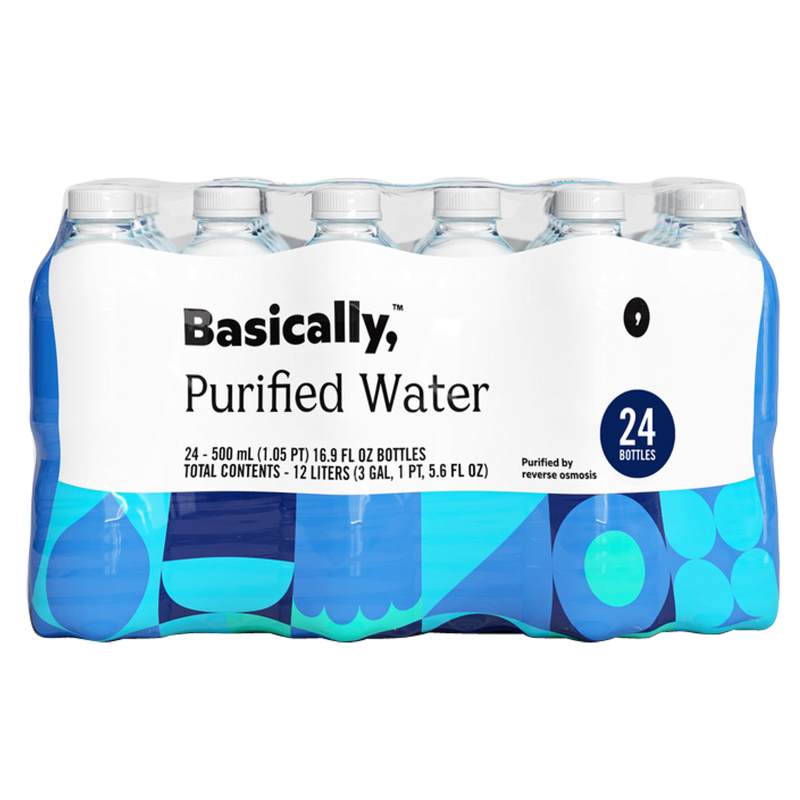 Basically, Purified Water 24ct 16.9oz