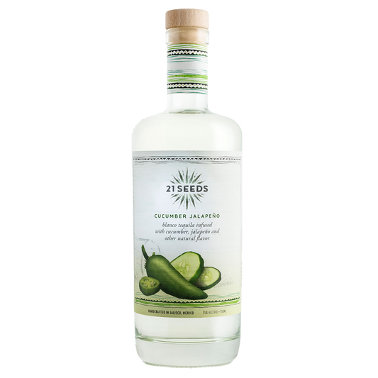 21 Seeds Cucumber Jalapeno Infused Blanco Tequila 750ml