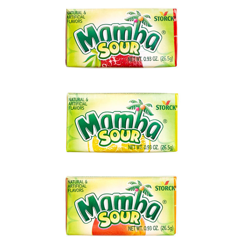 Mamba Sour Fruit Chews 2.8oz