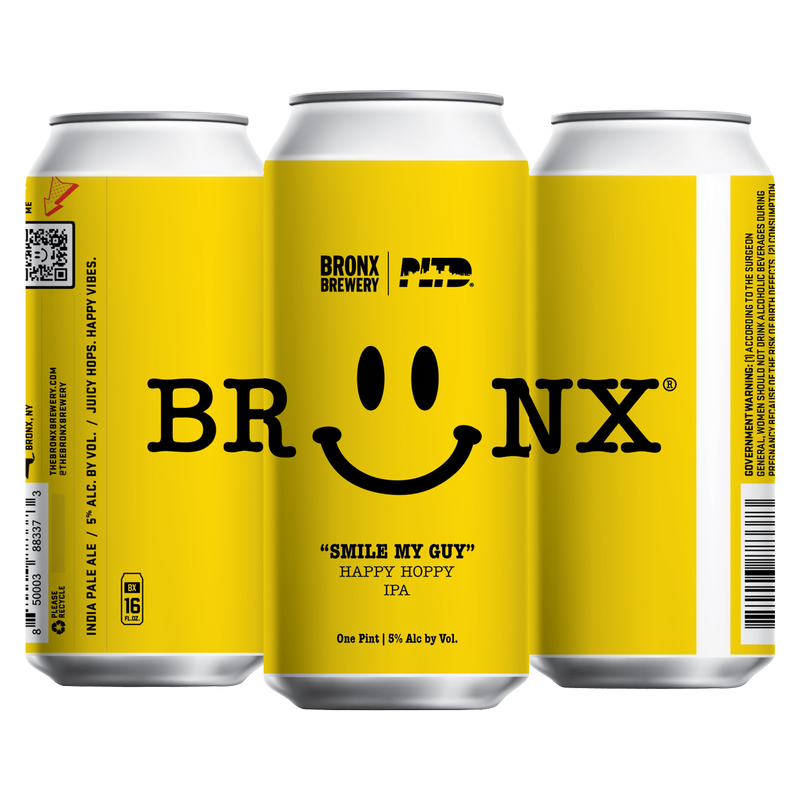 Bronx Brewery Smile My Guy 4pk 16oz Can 5% ABV