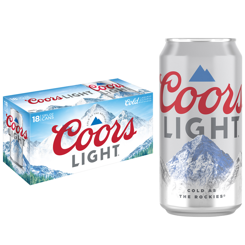 Coors Light 18pk 12oz Can 4.2% ABV – Gopuff Partnerships