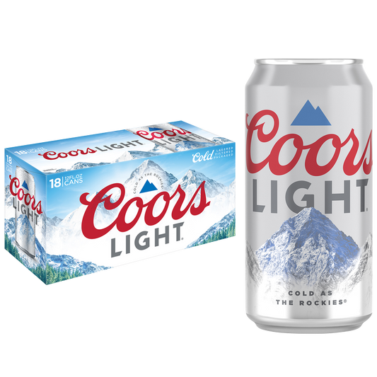 Coors Light 18pk 12oz Can 4.2% ABV