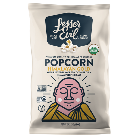 LesserEvil Himalayan Gold Organic Popcorn 5oz