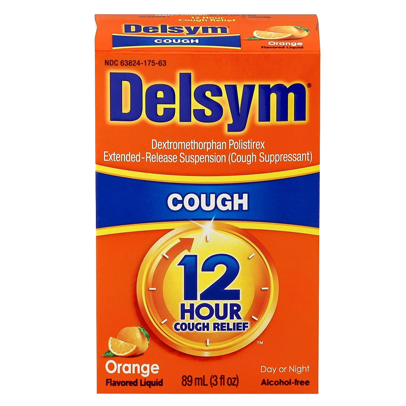 Delsym 12-Hour Cough Relief Orange Liquid 3 oz