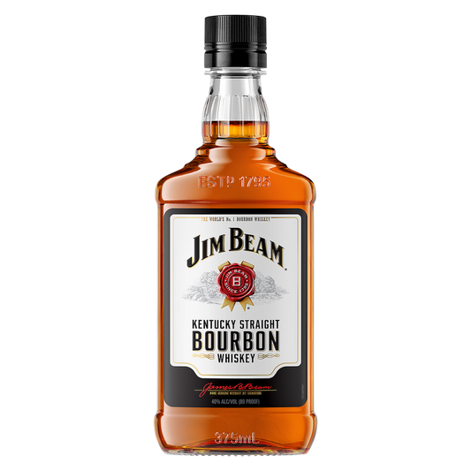 Jim Beam Bourbon Whiskey 375ml PET (80 Proof)