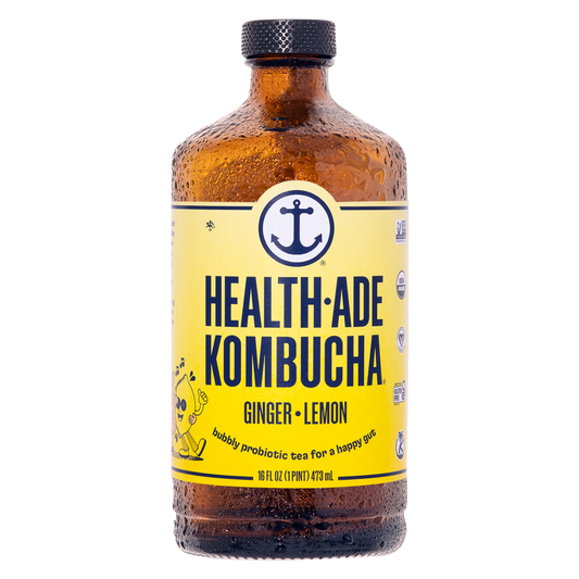 Health-Ade Ginger Lemon Kombucha 16oz Btl