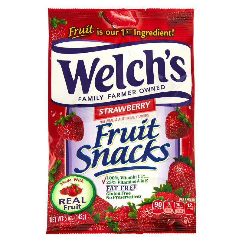 Welch's Strawberry Fruit Snacks 5oz