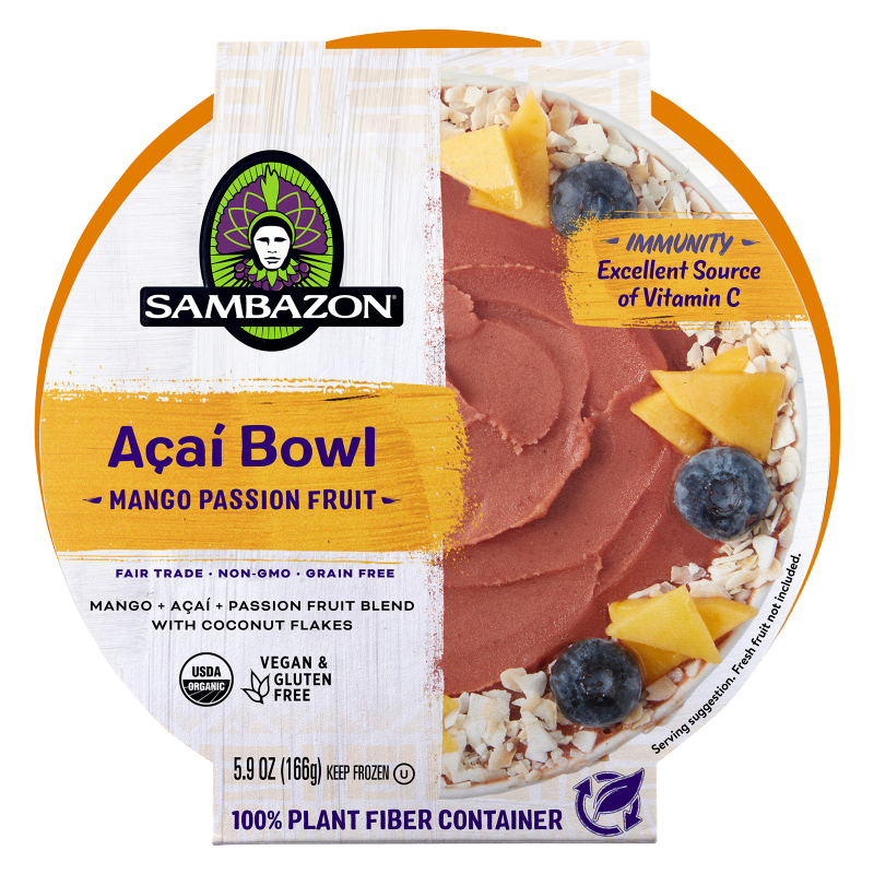 Sambazon Mango Passion Fruit Acai Bowl