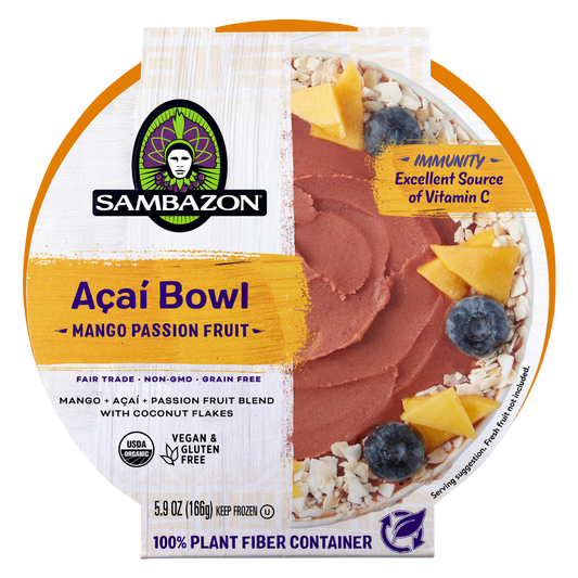 Sambazon Mango Passion Fruit Acai Bowl