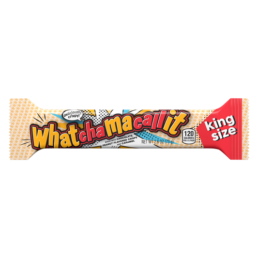 Hershey's Whatchamacallit Chocolate Peanut Caramel King Size Candy Bar 2.6oz