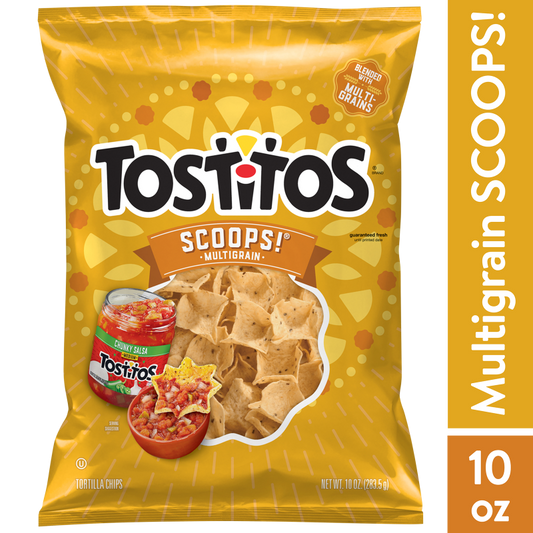 Tostitos Scoops Multi Grain Tortilla Chips 10oz