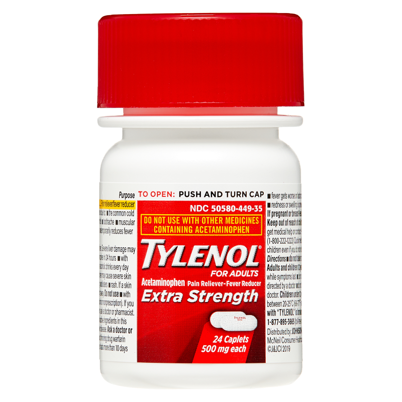 Tylenol Extra Strength Caplets 24ct