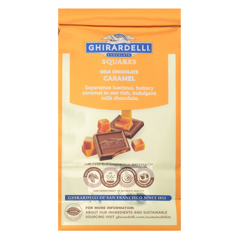 Ghirardelli Milk Chocolate Caramel Squares 5.32oz