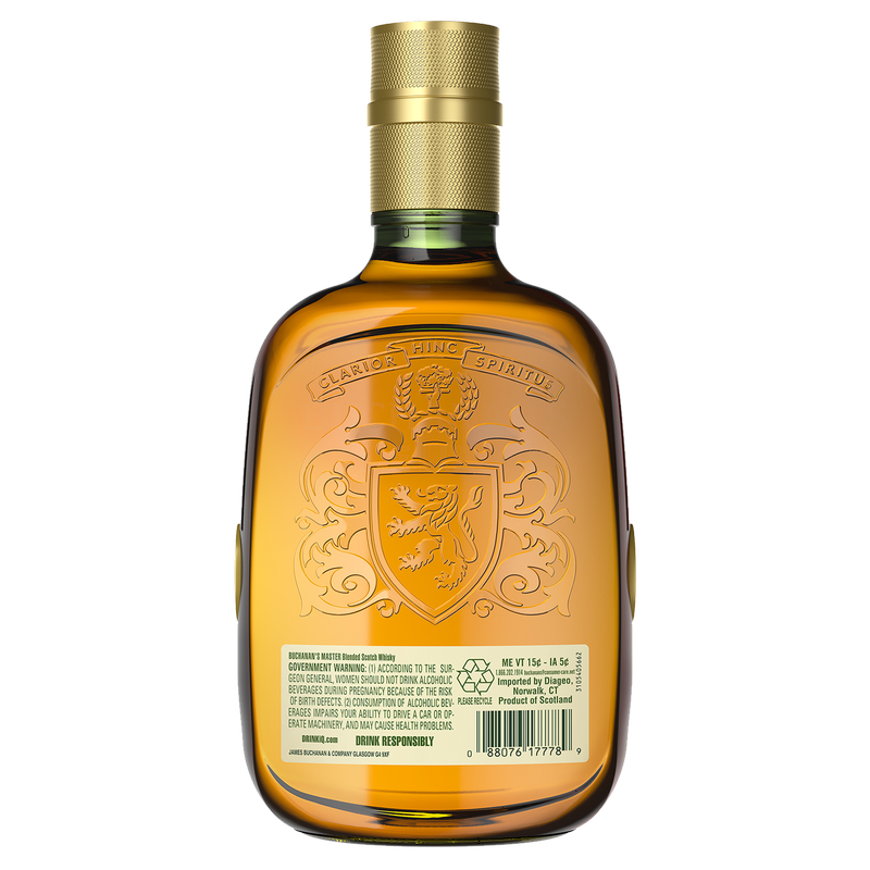 Buchanan's Master Blended Scotch Whisky 750ml (80 Proof)