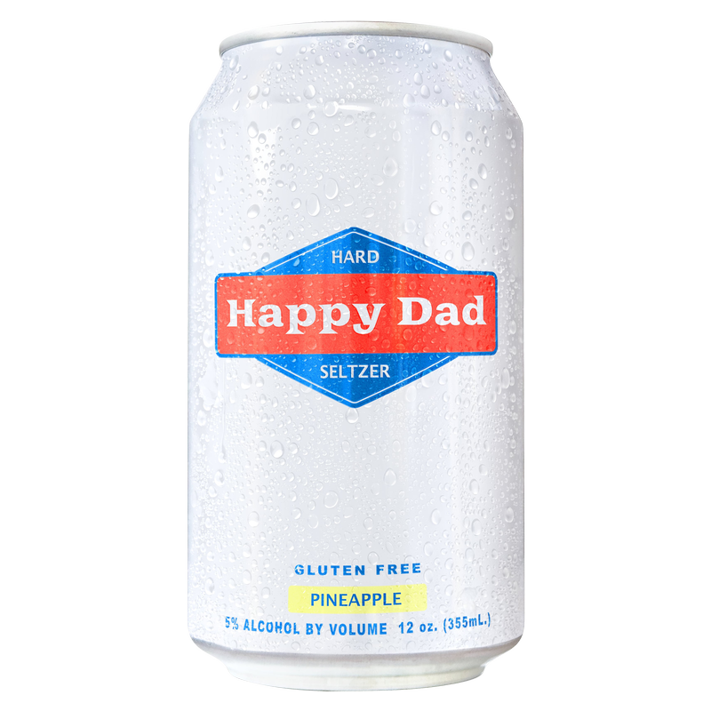 Happy Dad Hard Seltzer Pineapple 12pk 12oz Can 5.0% ABV