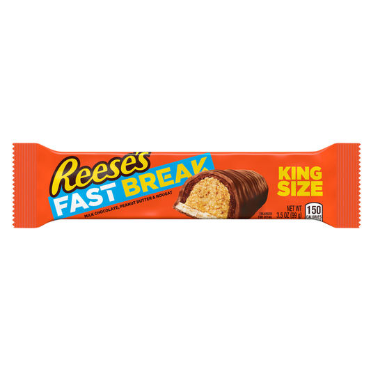 Reese's Fast Break Milk Chocolate Peanut Butter Candy Bar 3.5oz