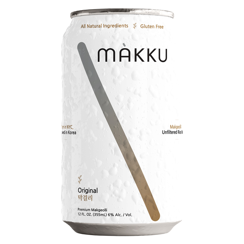 Makku Original Makgeolli 4pk 12oz Can 6% ABV