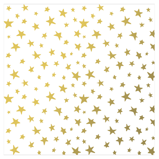 The Gift Wrap Company Golden Stars 5' Gift Wrap