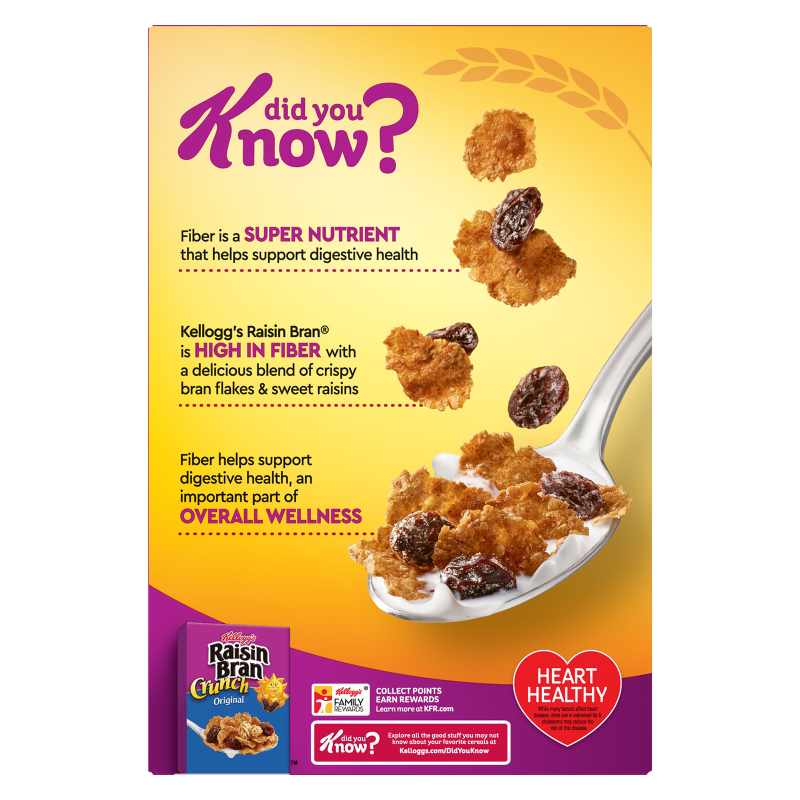 Kellogg's Original Raisin Bran Cereal 16.6oz