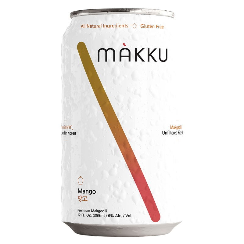 Makku Mango Makgeolli  4pk 12oz Can 6% ABV