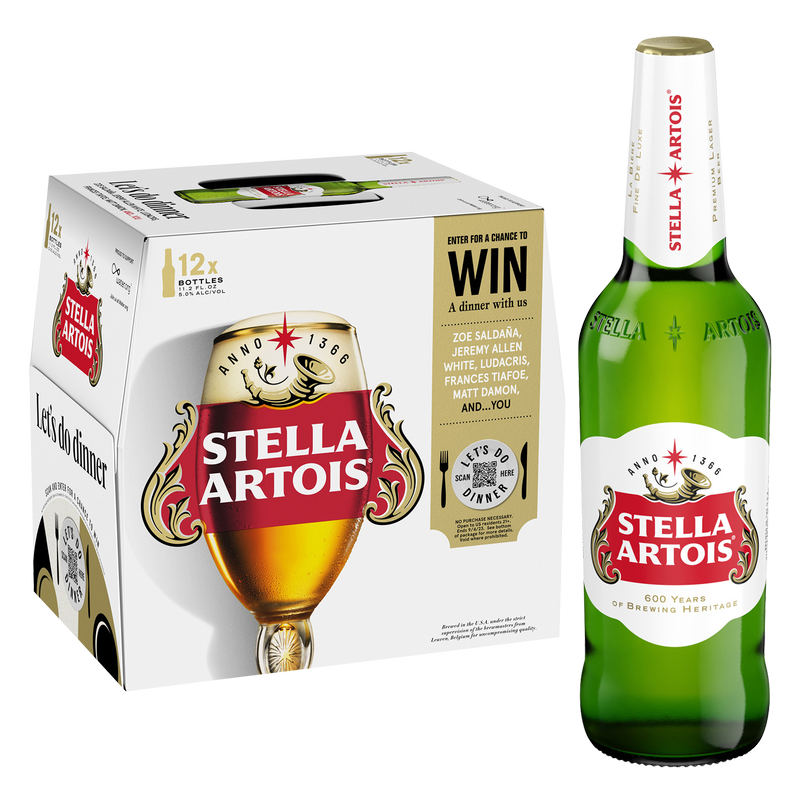 Stella Artois 12pk 11.2oz Btl 5.2% ABV