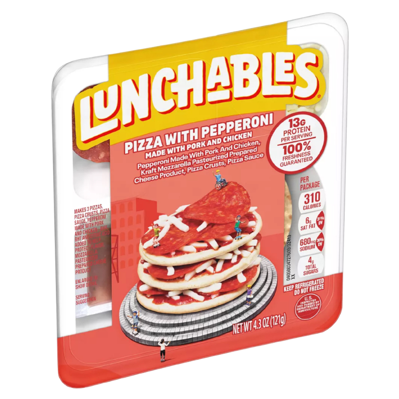 Lunchables Pepperoni Pizza - 4.3oz