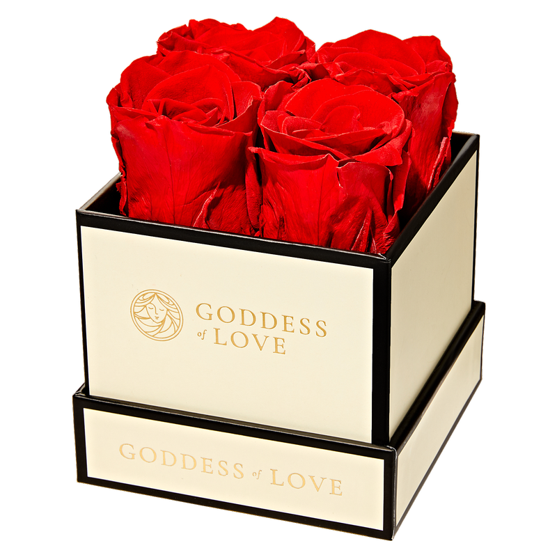 Goddess of Love Preserved Roses 4ct