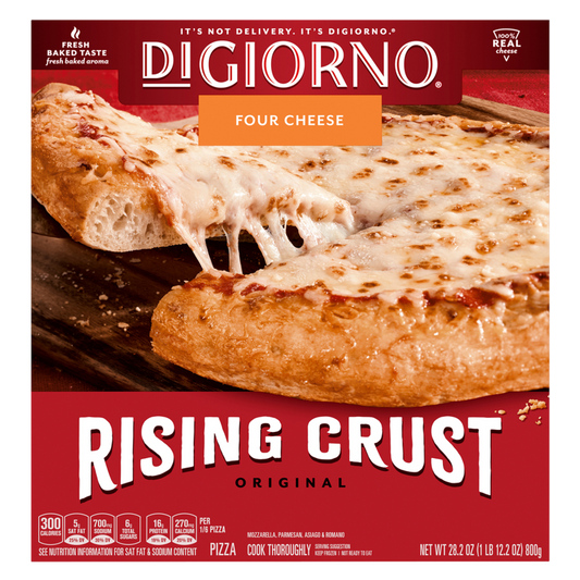 DiGiorno Frozen Original Rising Crust Four Cheese Pizza 12in 28.2oz