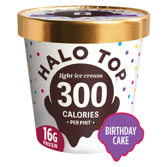 Halo Top Birthday Cake Light Ice Cream Pint