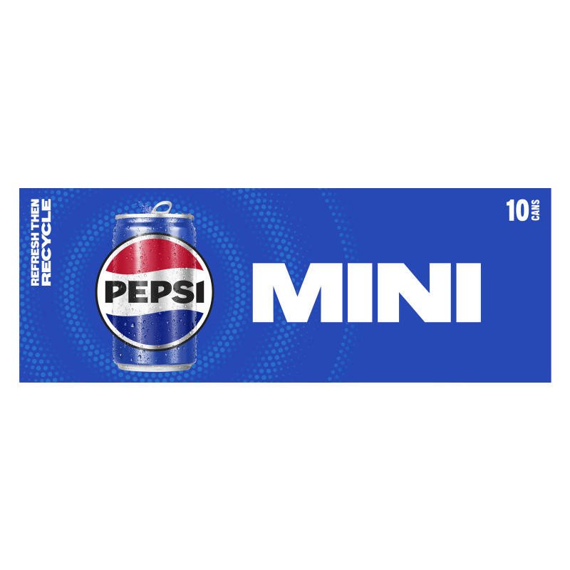 Pepsi Mini Cans 10pk 7.5oz