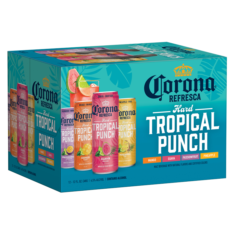 Corona Refresca Tropical Punch Variety 12pk 12oz Can 4.5% ABV