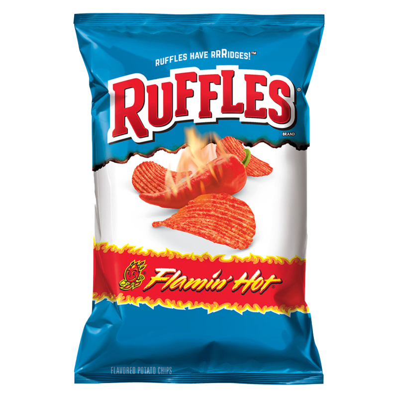 Ruffles Flamin' Hot Potato Chips 8oz