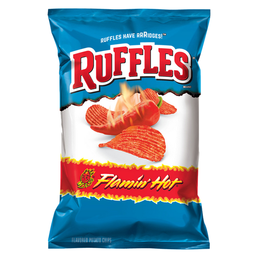 Ruffles Flamin' Hot Potato Chips 8oz