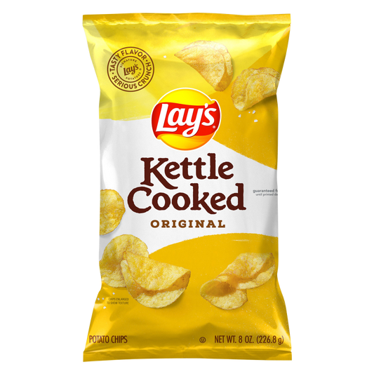 Lay's Kettle Cooked Original Potato Chips 8oz