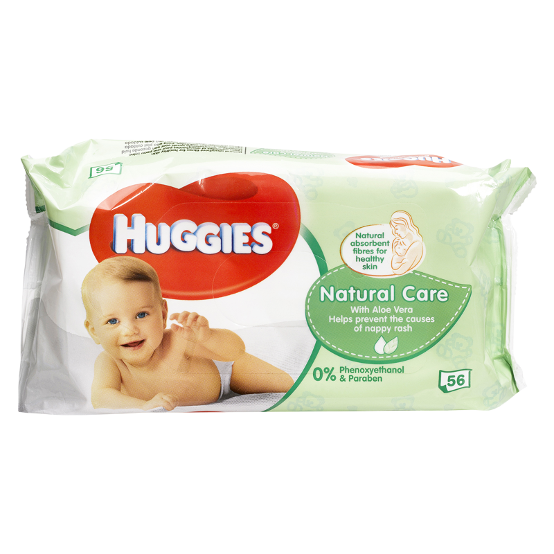 Huggies Natural Care Baby Wipes 56ct