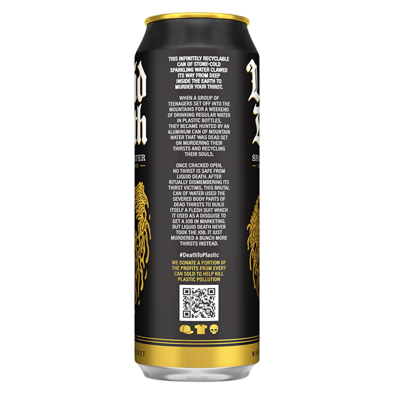 Liquid Death Sparkling Water 19.2oz King Size Can