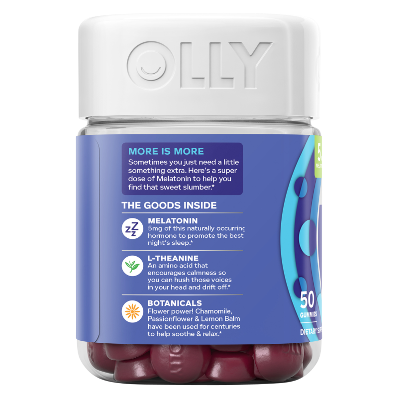 OLLY Extra Strength Sleep Gummies Blackberry Zen 50ct