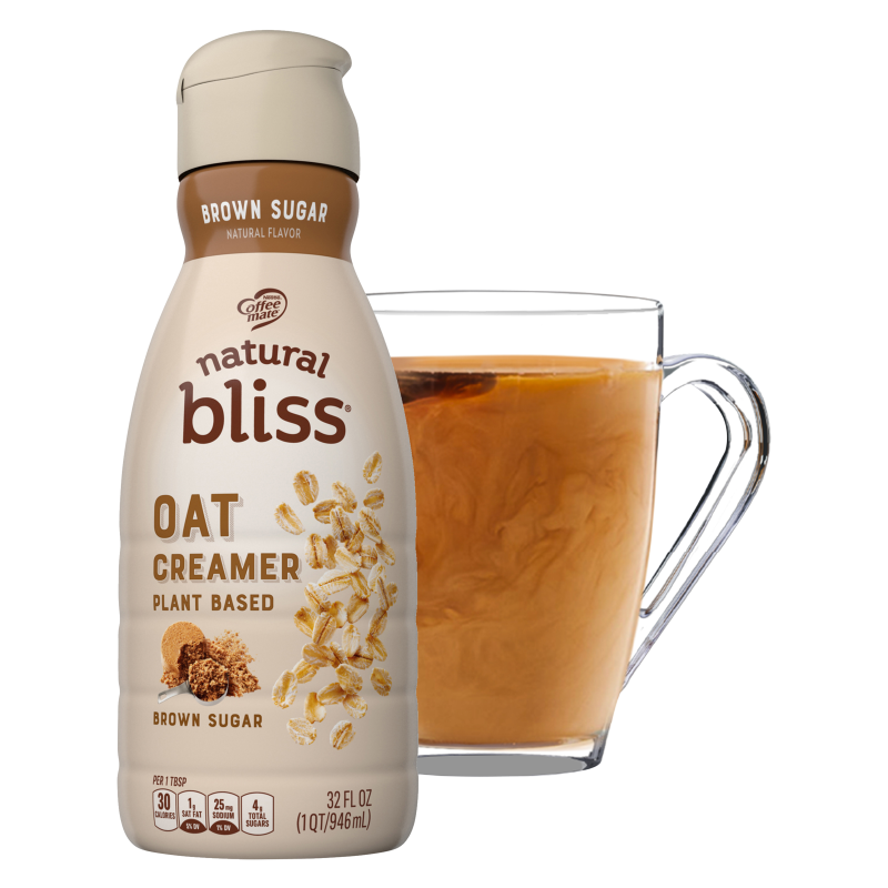 Coffee mate Natural Bliss Brown Sugar Oat Milk Creamer 32oz