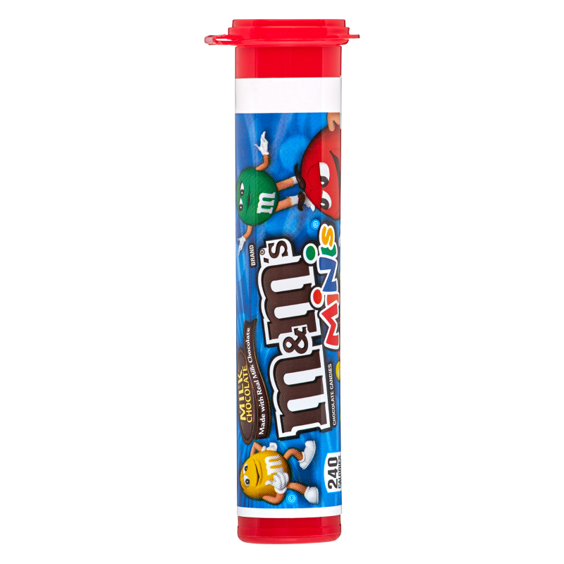 M&M's Minis Milk Chocolate Candies Mega Tube 1.77oz