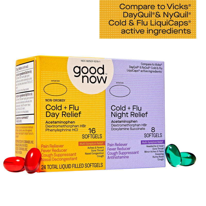 Goodnow Day & Night Cold + Flu Relief 24 softgels